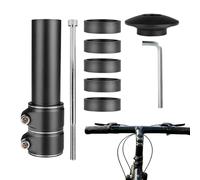 Bicycle Stem Riser Adjustable - Aluminium Alloy Handlebar Extension, Bicycle Upgrade Accessories for Comfortable Riding, Adjustable Bicycle Component, Travel Bicycle Equipment, Support for