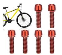 Bicycle Stem Screws - Alloy Screws Lightweight Thread Design Resistant Construction Secure Fit System | Carefully Polished Mount Accessories