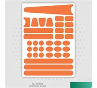 Bicycle Sticker Frame Protection Kit for Mountain Bike and Road Cycle (Orange)