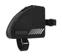 Bicycle Storage Pouch - Front Frame Organizer, Small Item Carrier, High Visibility Reflectors, Non Slip Framed Contact, Outdoor Cycling Component for Adventures Road Mountain Bike