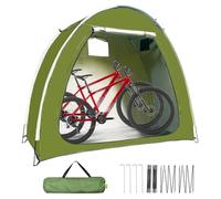 Bicycle Storage Shed - Wind Protection Motorcycle Tent Cover, Weatherproof Outdoor Bicycle Protection | High Performance Fabric Shell with Double Zip, Portable Storage Tent for Lawn Garden Camping