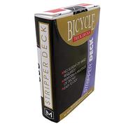 Bicycle Stripper Deck Mandolin (Red) - Trick Deck - Magic Trick - Easy To Do - No Sleight Of Hand - Includes Instructions - Unisex - Black - Age 14+