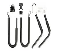 Bicycle Surfboard Rack - Bike Mounted Surfbord Carrier |, Easy Install Surf Rack For Safe Riding, Compatible With Longboards And Shortboards, Surfboard Transport For Cyclists(40x20x7cm/15.75x7.87x2.7