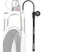 Bicycle Suspension Air Pump, 300 psi High Pressure Bicycle Air Shock Absorber Pump, Universal Bicycle Pump with Pressure Gauge and Bleed Button, With This Shock Absorber Pump For Mountain Bikes, You