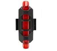 Bicycle Tail Light Bike Rear Light Usb Rechargeable 5Taillight Warning Cycling Light Super Bright Portable Bicycle Flash Light Red Creative and Popular