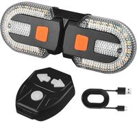 Bicycle Tail Light | Remote Control Back Light with 5 Modes for Bike - Waterproof Brake Steering Lamp - for Cycling Mountain Road Daily Commuting Camping Outdoor Racing Scooter Durable design