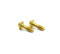 Bicycle TC4 Alloy Hydraulic Disc Exhaust Screw Brake Clip Oil Filling Bleed Bolts Bike Accessories(GOLD)
