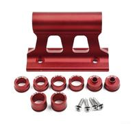Bicycle Thru Axle Fork Mount Rack For Car Roof Quick Release Bike Carrier Aluminum Alloy Mount Compatible With 100mm 110mm Width Multi-Vehicle Installation System(Red)