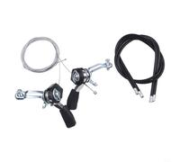 Bicycle Thumb, Non-Index Plastic Steel Black