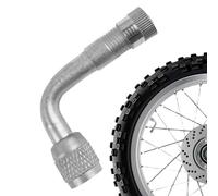 Bicycle Tire Extension Valve, Tire Stem Extension Valve with 90 Degree Bend, Car Valve Stem Angled Adapters