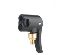 Bicycle Tire Inflator Adapter With Dual Head For Presta And Valves, 5/16-32 Thread Connector For Car Motorcycle Bike Air Pump, Copper And Nylon Black Tool(A)