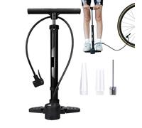 Bicycle Tire Pump with Pressure Gauge - 230 Psine from Handheld Pocket Plan | Duals Valve Bike Pump with Accurate Gauge for Road Mountain Bikes and PN Inflation Needs