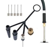 Bicycle Tire Valve Adapter | 4 Claw Air Compressor Accessory,Adapter For Bicycle Valve | For Home Workshop Gym Swimming Ring Basketball Daily Residential Work Traffic Group Rides Long Distance Fi