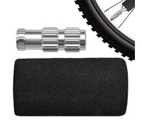 Bicycle Tire Valve | Inflate Tire Caps Connector with Sponge Cover,Valve Adapter for Bike - for Mountain Road Tyre Compressor Mechanic Shop