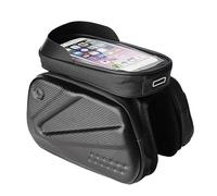 Bicycle Top Tube Phone Bag, for Raleigh Rush Hour RX RX 1.0 Rx 2.0, Bike Frame Bag, with TPU Touch Screen and 2 Side Storage Pockets, Frame Storage Bags, Accessories,3L
