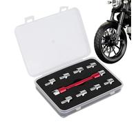 Bicycle Torque Wrench Set - Steel | 5.0-6.8mm | Motorcycle Torque Wrench | Motorcycle Spoke Wrenches | Repair Tool | Maintenance Kit |