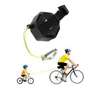 Bicycle Tow Rope 2 to 2.3 m Bicycle Tow Rope Children Automatic Roll Up High Strength Polyethylene Rope with Fluorescent Nylon Hook 90 kg Load Capacity Ideal for Children and Adults