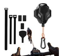 Bicycle Tow Rope, Automatic Retractable Parents Children's Strap for Safe Riding, Smooth Tension with Shock Absorption Belt, Family Bike Accessory for Outdoor Path, Park, Camping