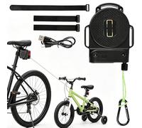 Bicycle Tow Rope - Retractable Reflective - Cycling Pull Strap - for Guides Bikers Cyclists Riders Kids Adults Family Daily Commute Long Tours City Riding Road Trips Picnic