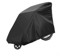 Bicycle Trailer Cover for 2 Seater Dog Pet Bicycle Trailer(black)