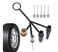 Bicycle Tyre Adapter | 4 Claw Air Compressor Attachment | Convert Valve Pulls-for Home, Workshop, Inflatable Toys, Cycling, Travel, Training Phys