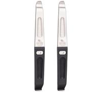 Bicycle Tyre Lever Set, 2 Pack - High Performance Steel Tyre Assembly Tool with Ergonomic Non-Slip Handle, 20 cm Long Tyre Levers for Road Bike, MTB, E-Bike & Motorcycle Tyres