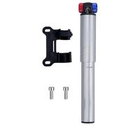 Bicycle Tyre Pump, 11 Bar Aluminium Air Pump, Manual Compressed Air Pump for Bicycles, for Road Cycling, Outdoor Activities, Long Distance Tours, Cycling and City Trips