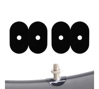 Bicycle Valve Gasket Stickers - 4X Tire Core Pads, Adhesive Protective Seals, Glue Covers | Universal Cycles Valves Sticker Set For Mountain Road Bike Tube Protection