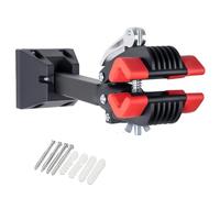 Bicycle Wall Mount Holder Repair Stand, Foldable Bike Wall Mounted Rack Hanger Bicycle Stand for Maintenance with Adjustable Clamp, Fits 25-40mm Pipe, Easy Installation for Garage Outdoors Workshops