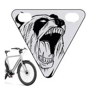 Bicycle Warning Reflectors - Reflective Cycling Gear, High Visibility Warning Lightless Markers | 300-meter Safe Viewing Visibility Enhancement For Road Mountain City Commuting Travel Ridings