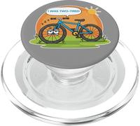 Bicycle Was Two-Tired Too Tired Funny Dad Joke Humor PopSockets PopGrip for MagSafe