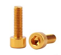 Bicycle Water Bottle Cage Bolts, M5x15mm Hex-Headed