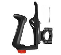 Bicycle Water Bottle Holder - Handlebar Mount, Secure Bicycle Water Carrier Clip, Universal Frame Mount, Drink Holder | Road Mountain Bike Motorcycle Scooter Stroller Usage Accessory