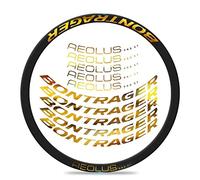 Bicycle Wheel Stickers Bon-tra-ger Aeo-lus Pro 37 TLR Road Bike Disc Brake Wheelset Bike Sticker Rim Bicycle Accessories (Color : Custom color)