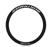 Bicycle Wheel Stickers Bon-tra-ger Aeo-lus Pro 51 TLR Wheel Sticker Road Bike Carbon Knife Ring Sticker Bicycle Accessories (Color : Bright white)