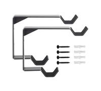 Bicycle Wheel Wall Mount - Pack of 2 Heavy Duty Steel Storage Stand | for Bicycle Replacement Tyres - For Enthusiasts Collectors Interiors Garage Studio Workshop Shops