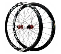 Bicycle Wheels 700C Road Bike Wheelset 36mm Rims C/VA Double Wall 24H Straight Pull Spokes Quick Release Hubs for 8-12 Speed Cassette