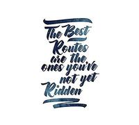 Bicycle When In Doubt Pedal Out Canvas Wall Art Print