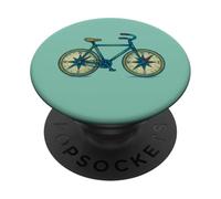 Bicycle with Compass Wheels Adventure Cycling Travel PopSockets Adhesive PopGrip