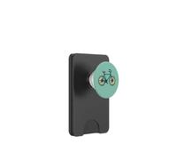Bicycle with Compass Wheels Adventure Cycling Travel PopSockets PopWallet for MagSafe
