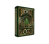Bicycle Wizard of Oz Playing Cards, Oz Inspired Playing Card Deck, Emerald and Gold, 1 Deck