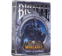 Bicycle World of WarCraft V3: Wrath of the Lich King Playing Cards - 1 Deck, Air Cushion Finish, Professional, Superb Handling & Durability, Great Gift For Card Collectors, Blue