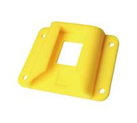 Bicycles Bag Rack Mount Base Folding Bicycles Bag Basket Bracket Front Carriers Block Adapter with Screw Bicycless Carriers Block Bracket Folding Bike Front