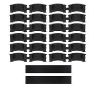 Bicycles Handlebars Cushions Premium Elastics Rubber Multiple Size Slip Resistant Texture for Shocked Absorption Bicycles Grip Spacers Nonslip Bike Handlebar Rubber Pad Shock Absorbing Handlebar Shims