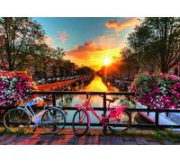Ravensburger Bicycles in Amsterdam 1000 Piece Jigsaw Puzzle Premium Quality