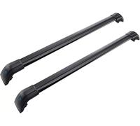 Bicycles Racks 2PCS Cross Bar Crossbar Luggage Rail Carrier Lockable For Toyota For Crown Signia XLE Limited 2025 Flush Rails(Black)