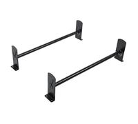 Bicycles Racks Van Roof Ladder Rack 2/3 Bars Alloy Steel Roof Racks 500/750LBS Rain-Gutter Roof Rack Van Ladder Rack For Savana Cargo Luggage(2 pcs)