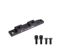 Bicycles Rear Brake Drum 1pc Flat Mount Adapter Road Bike Disc Brake Bracket F Disc Brake Mount Adapter For 140mm 160mm Brake Rotor(FF160 black)