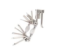 Bicycles Repair Wrench Portable Bike Spanner Outdoor Cycling Biking Screwdriver Multifunctional Emergency Hand Tools Silver