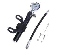 Bicycles Tire Air Pumps With Pressure Gauge Fast Tyre Inflation Frame Mounted For Bike Aluminum Alloys Small Hand Pumps Bicycles Air With Gauge